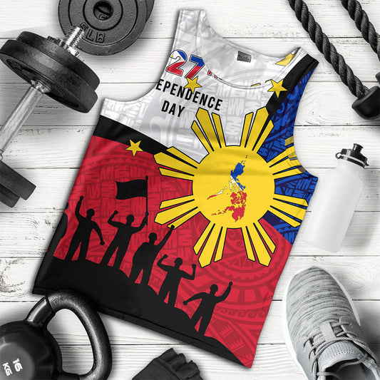 Philippines Filipinos Tank Top Independence Day Polynesian Style