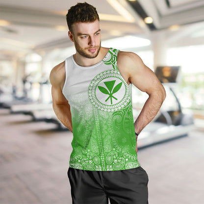 Hawaii Tank Top Custom Kanaka Paisley Style