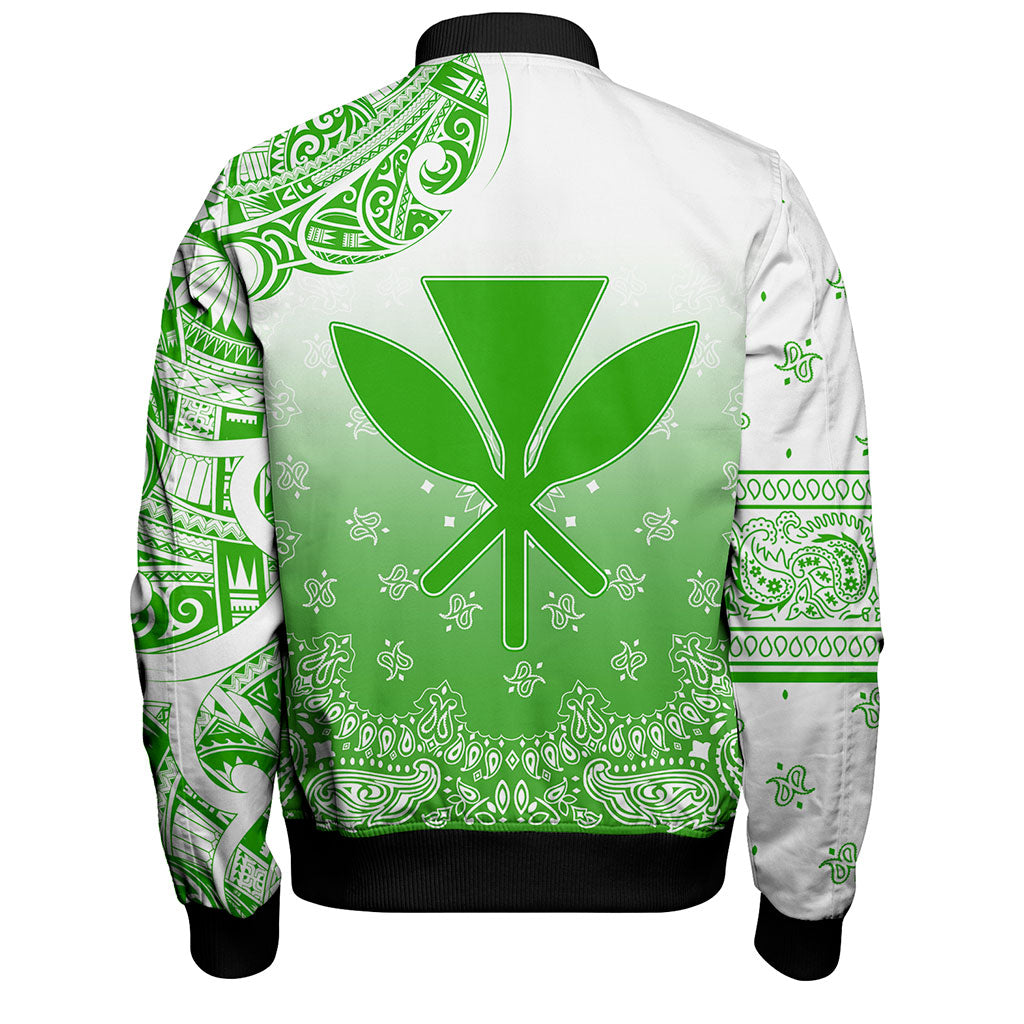 Hawaii Bomber Jacket Kanaka Paisley Style