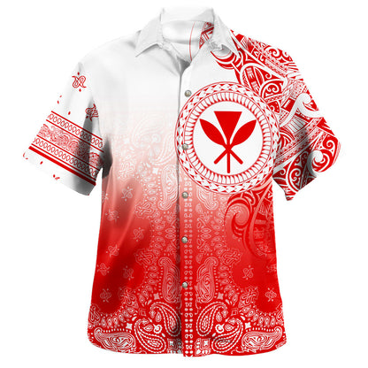 Hawaii Hawaiian Shirt Custom Kanaka Paisley Style
