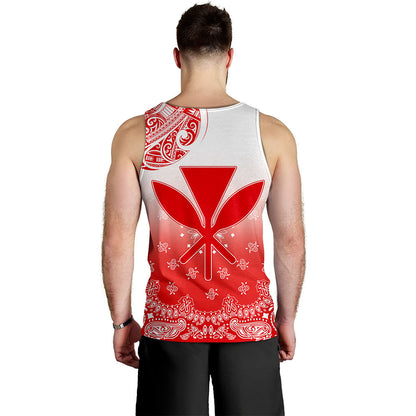 Hawaii Tank Top Custom Kanaka Paisley Style