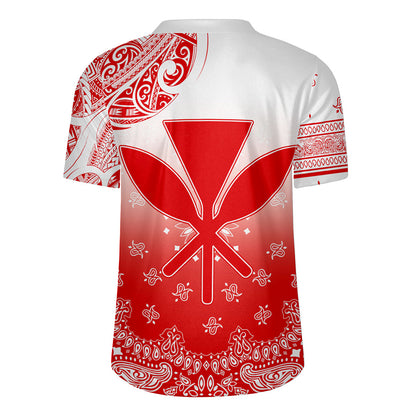 Hawaii Rugby Jersey Custom Kanaka Paisley Style