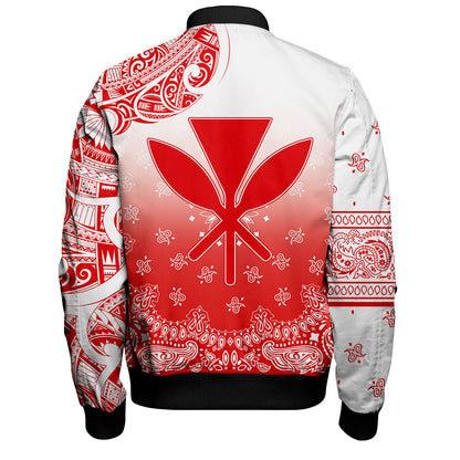 Hawaii Bomber Jacket Kanaka Paisley Style
