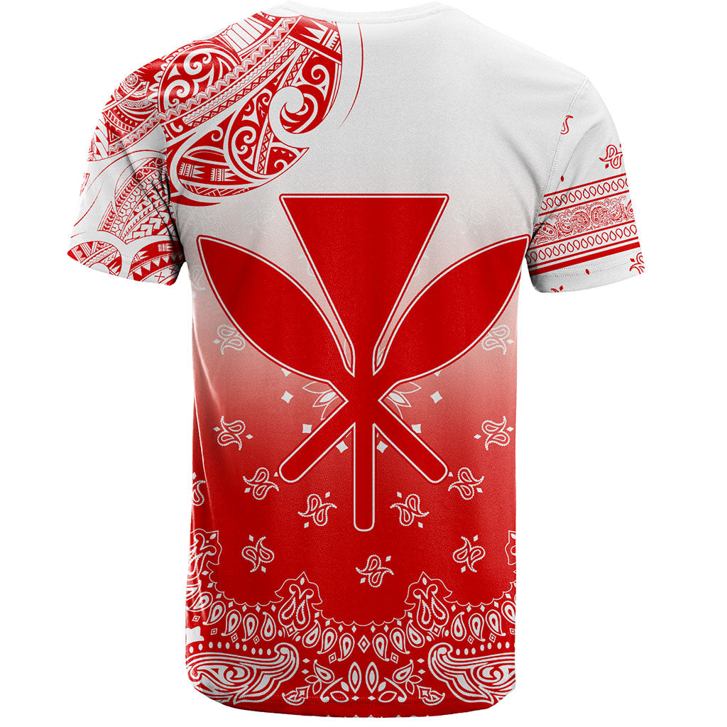 Hawaii T-Shirt Custom Kanaka Paisley Style