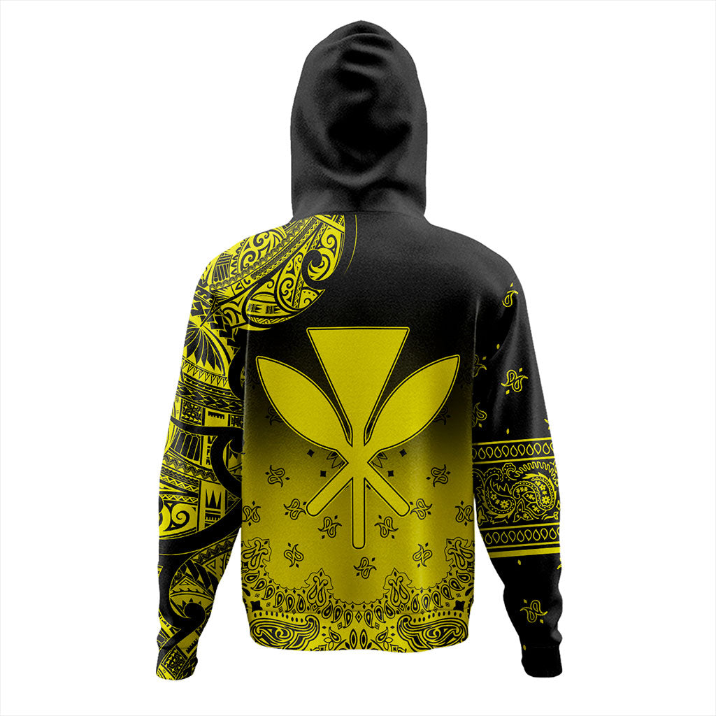 Hawaii Hoodie Custom Kanaka Paisley Style