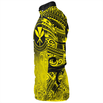 Hawaii Long Sleeve Shirt Custom Kanaka Paisley Style