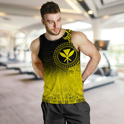 Hawaii Tank Top Custom Kanaka Paisley Style