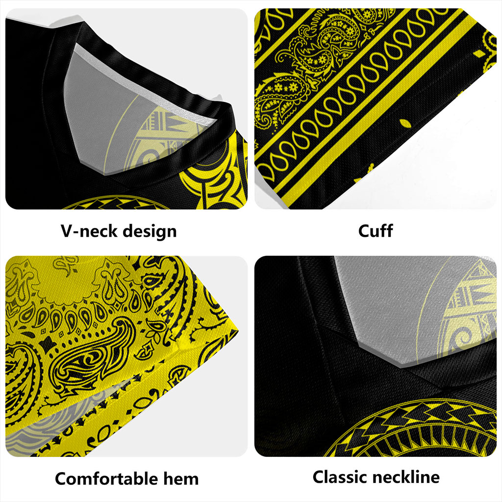 Hawaii Rugby Jersey Custom Kanaka Paisley Style