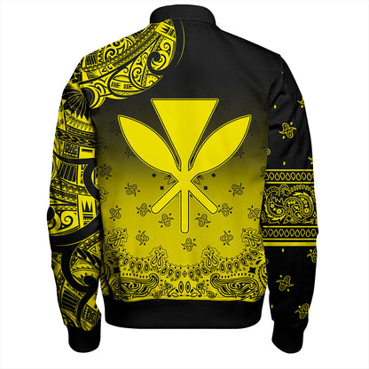 Hawaii Bomber Jacket Kanaka Paisley Style