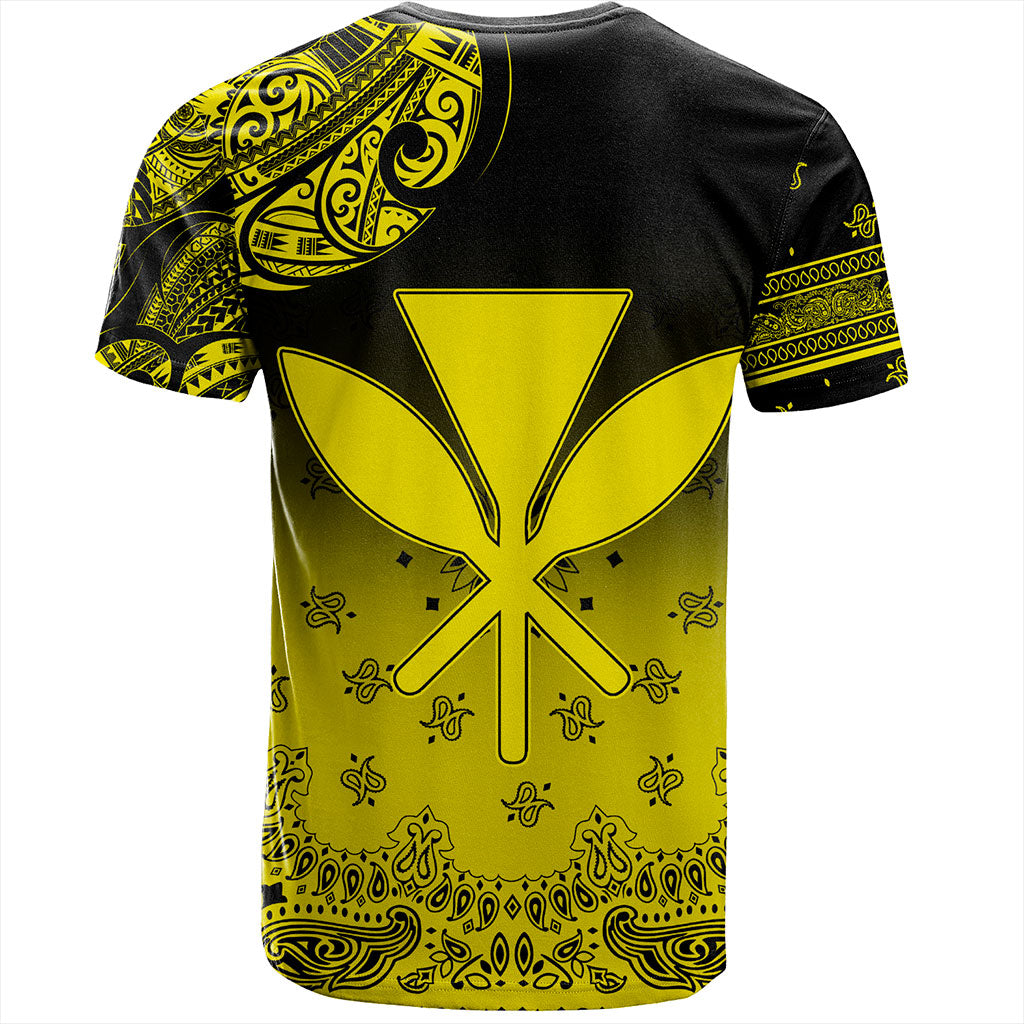 Hawaii T-Shirt Custom Kanaka Paisley Style