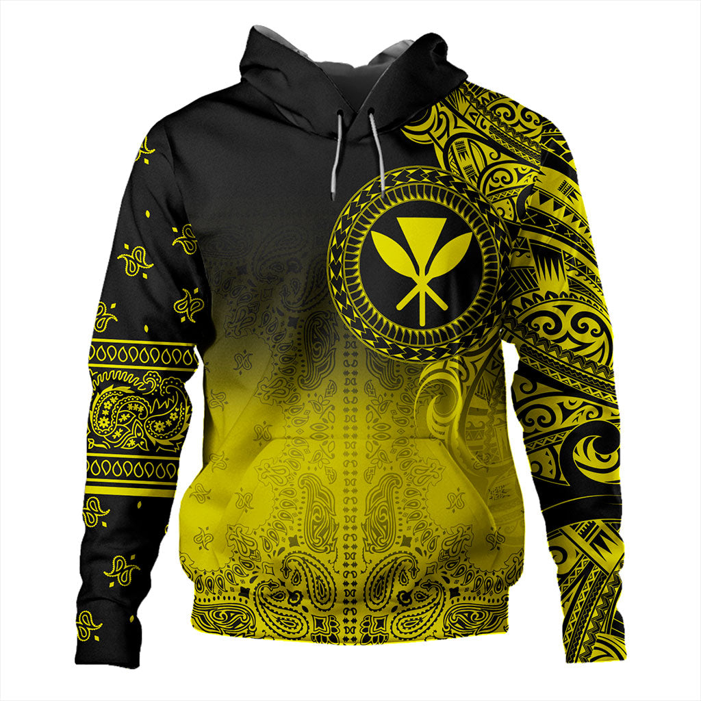 Hawaii Hoodie Custom Kanaka Paisley Style