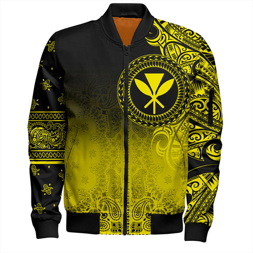 Hawaii Bomber Jacket Kanaka Paisley Style