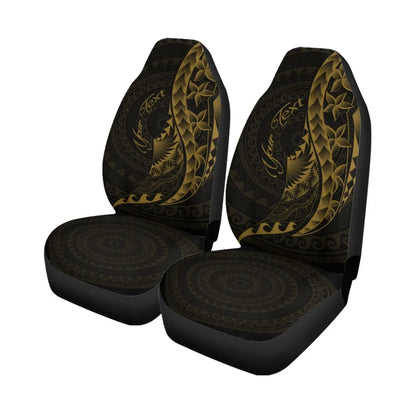 Kanaka Car Seat Covers - Custom Personalised Polynesian Pattern Style Gold  Color