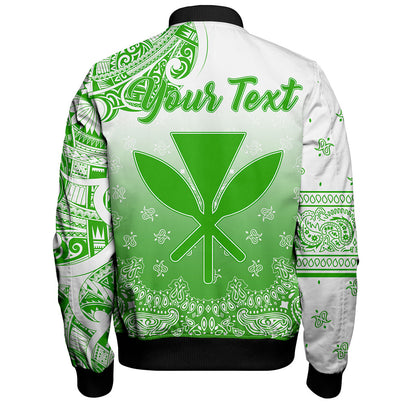 Hawaii Bomber Jacket Kanaka Paisley Style