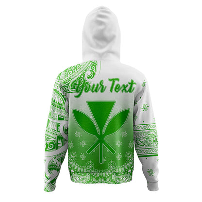Hawaii Hoodie Custom Kanaka Paisley Style