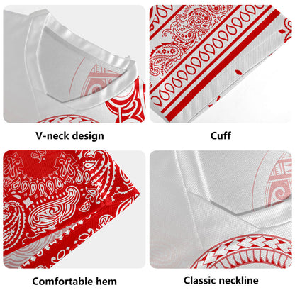 Hawaii Rugby Jersey Custom Kanaka Paisley Style
