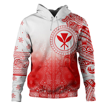 Hawaii Hoodie Custom Kanaka Paisley Style
