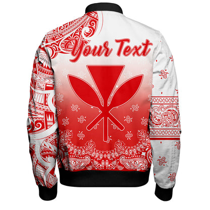 Hawaii Bomber Jacket Kanaka Paisley Style