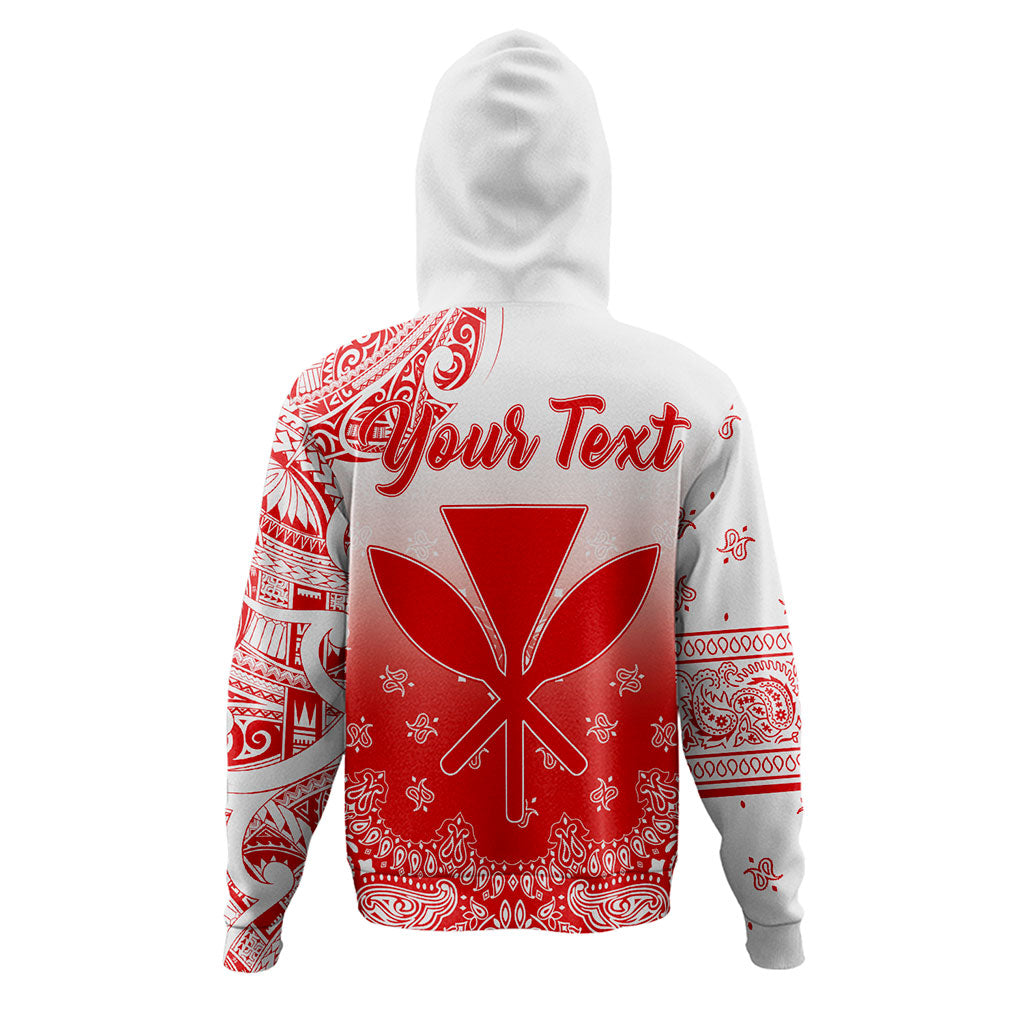 Hawaii Hoodie Custom Kanaka Paisley Style