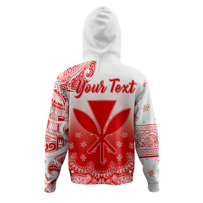 Hawaii Hoodie Custom Kanaka Paisley Style