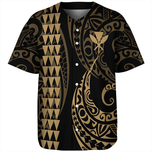 Hawaii Baseball Shirt Kanaka Kakau Style Ver.1