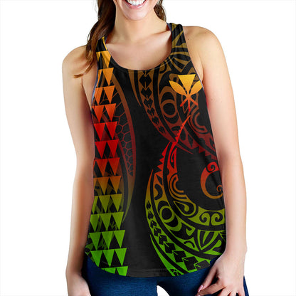 Hawaii Women Tank Kanaka Kakau Style