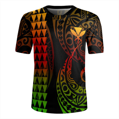 Hawaii Rugby Jersey Kanaka Kakau Style