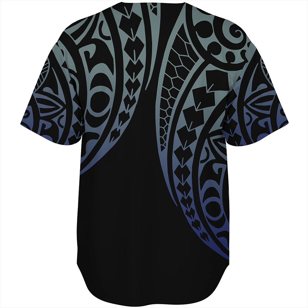 Hawaii Baseball Shirt Kanaka Kakau Style