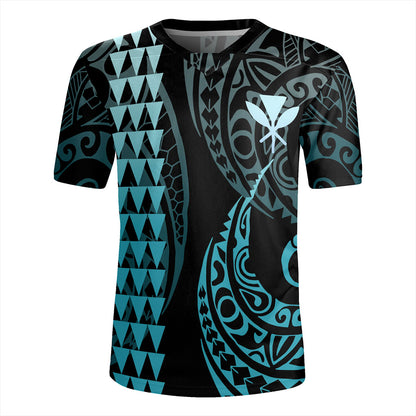 Hawaii Rugby Jersey Kanaka Kakau Style Ver.1
