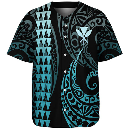 Hawaii Baseball Shirt Kanaka Kakau Style Ver.1