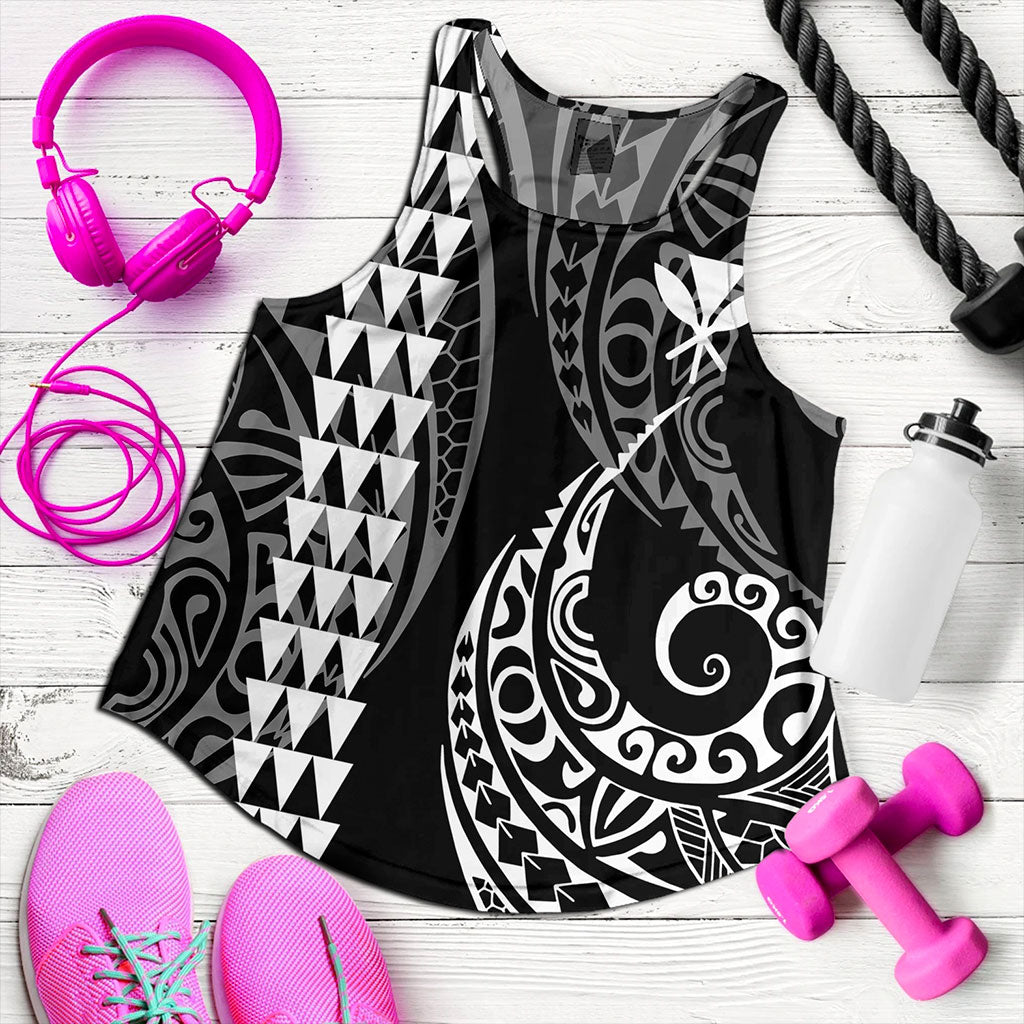 Hawaii Women Tank Kanaka Kakau Style Ver.1