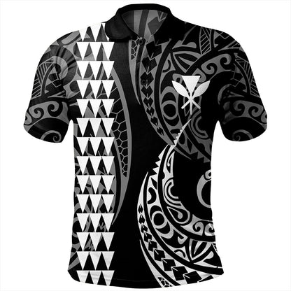 Hawaii Polo Shirt Kanaka Kakau Style Ver.1