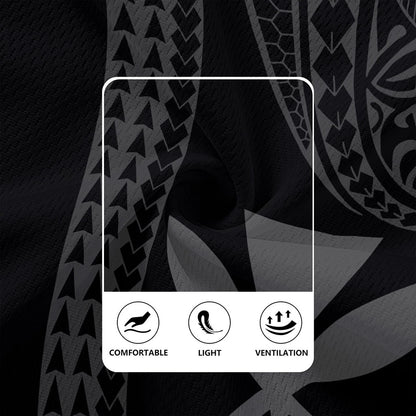 Hawaii Rugby Jersey Kanaka Maoli Polynesian Tribal Simple Style