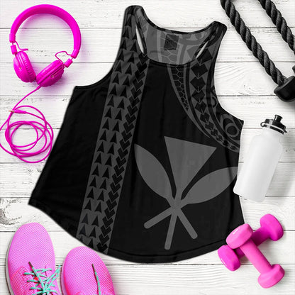 Hawaii Women Tank Kanaka Maoli Polynesian Tribal Simple Style