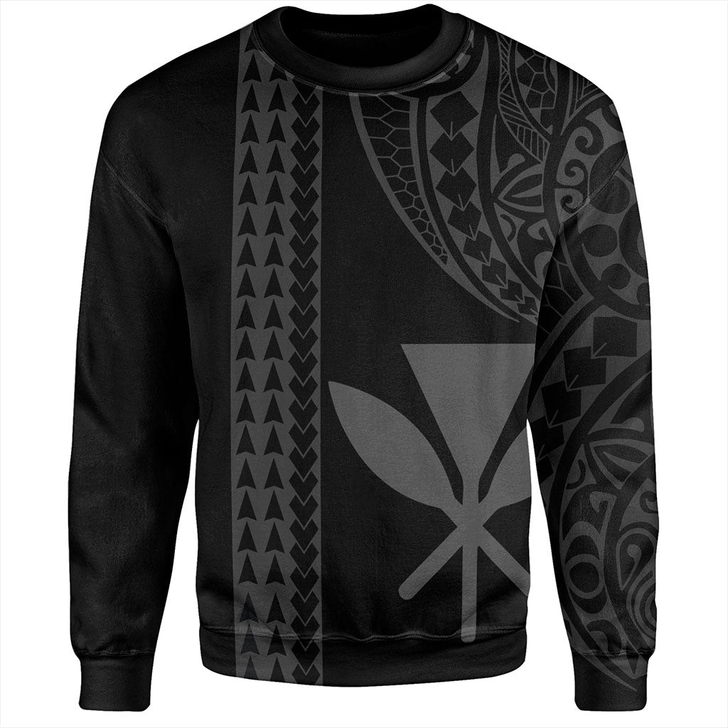Hawaii Sweatshirt Kanaka Maoli Polynesian Tribal Simple Style