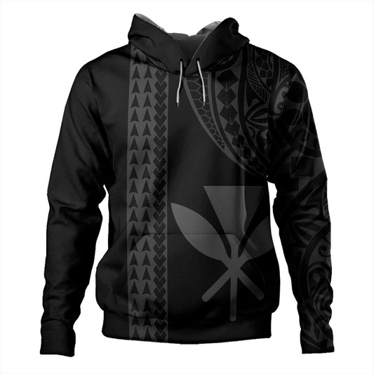 Hawaii Hoodie Kanaka Maoli Polynesian Tribal Simple Style