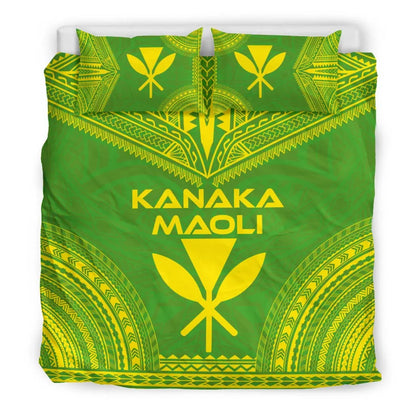 Kanaka Maoli Flag Polynesian Chief Duvet Cover Set
