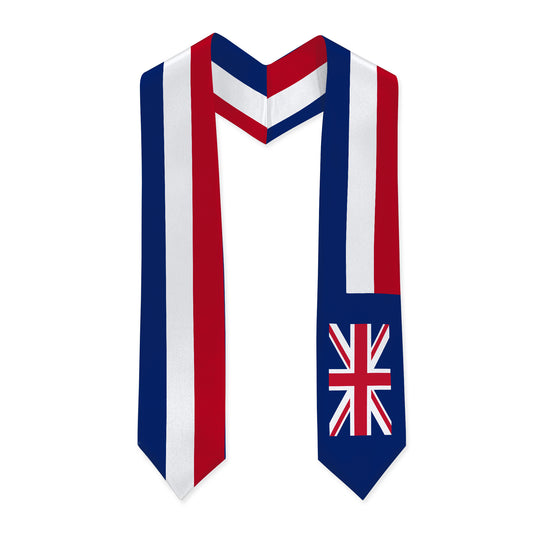 Hawaii Graduation Stole Aloha Flag