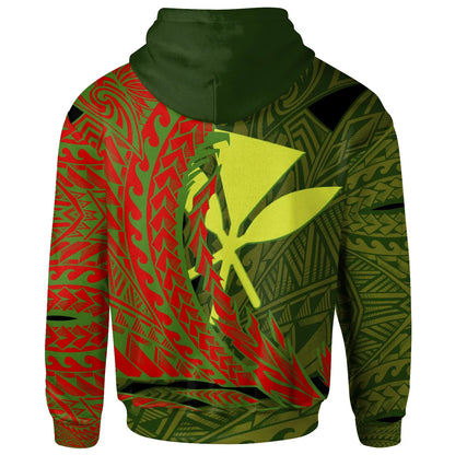 Kanaka Maoli Hoodie - Custom Personalised Wings Style