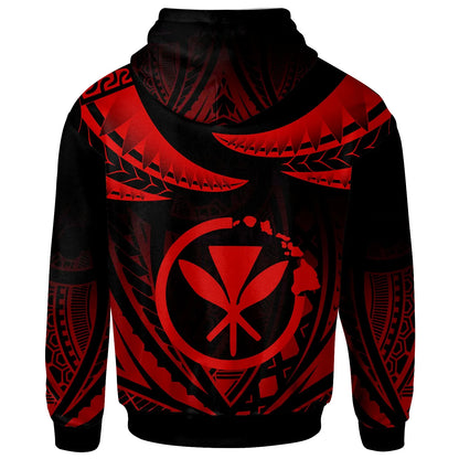 Kanaka Maoli Hoodie - Polynesian Tribal Tattoo
