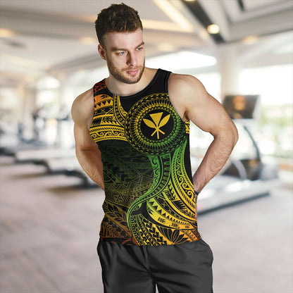 Hawaii Tank Top Kanaka Maoli Round Polynesian Tribal Reggae