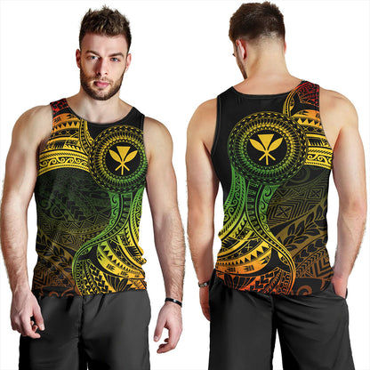 Hawaii Tank Top Kanaka Maoli Round Polynesian Tribal Reggae