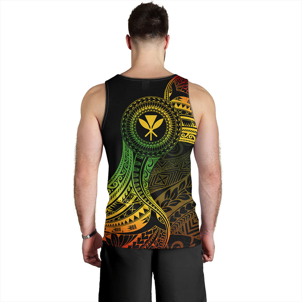 Hawaii Tank Top Kanaka Maoli Round Polynesian Tribal Reggae