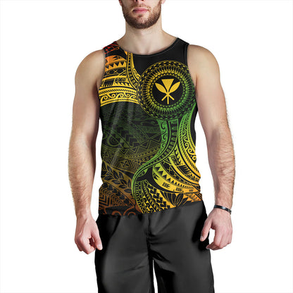 Hawaii Tank Top Kanaka Maoli Round Polynesian Tribal Reggae