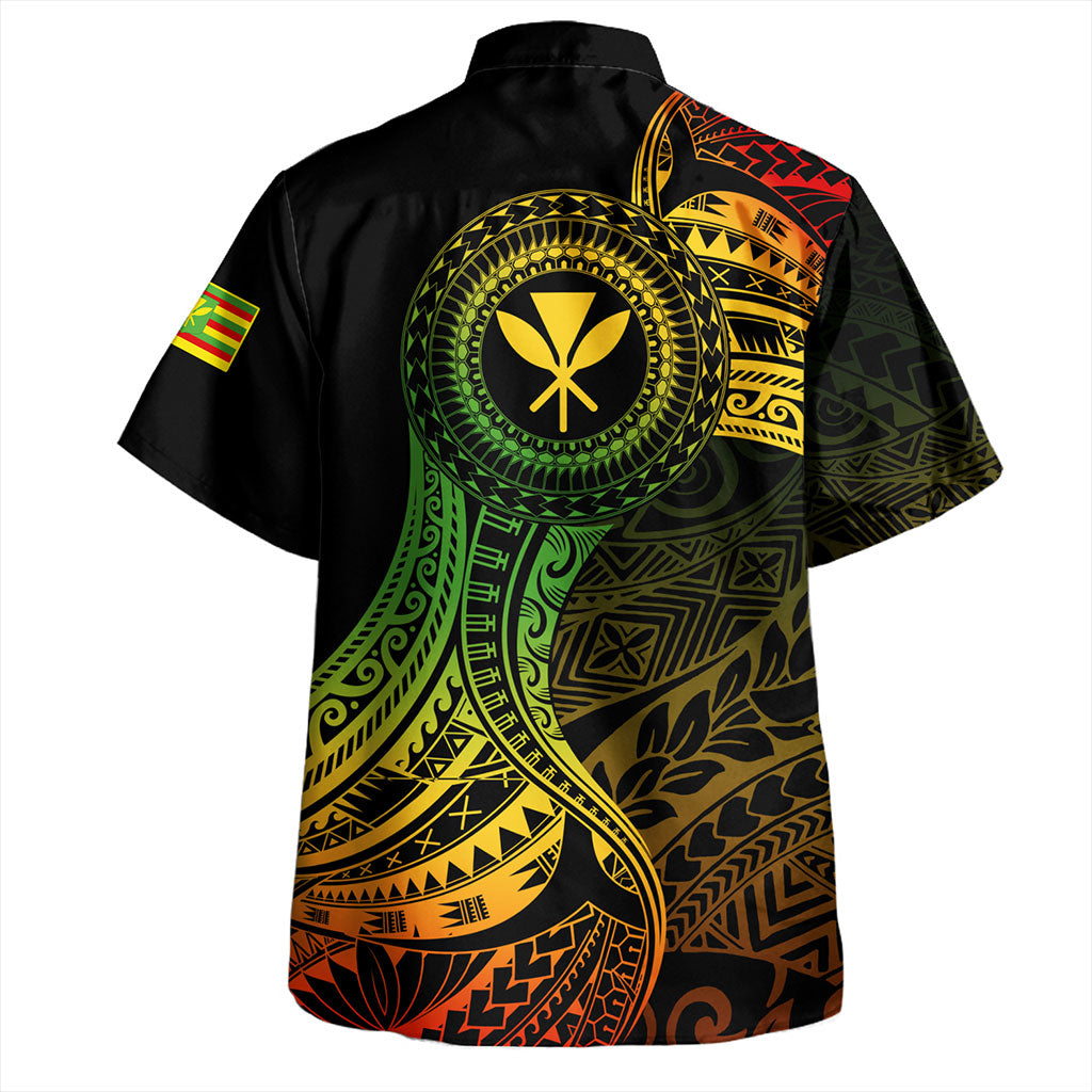 Hawaii Hawaiian Shirt Kanaka Maoli Round Polynesian Tribal Reggae