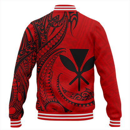 Hawaii Baseball Jacket Kanaka Tribal Polynesian Island
