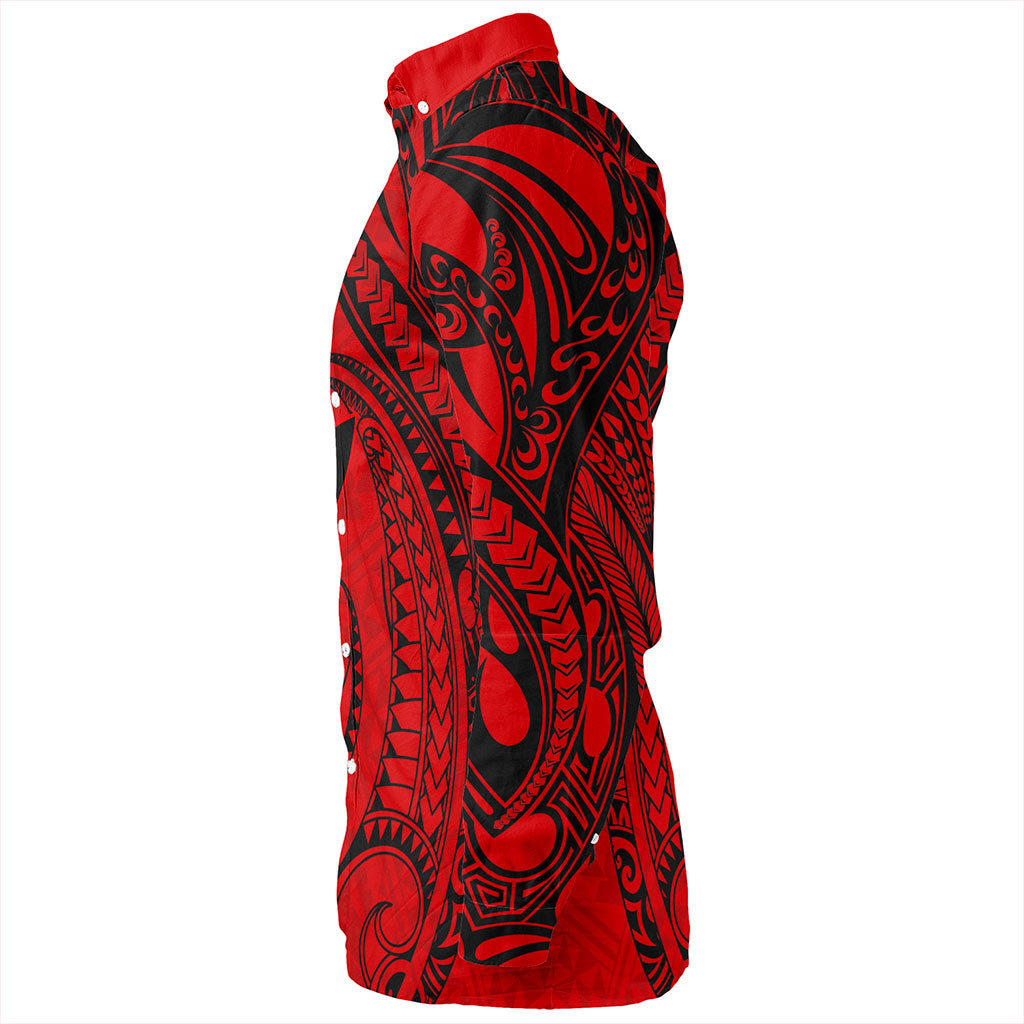 Hawaii Long Sleeve Shirt Kanaka Tribal Polynesian Island