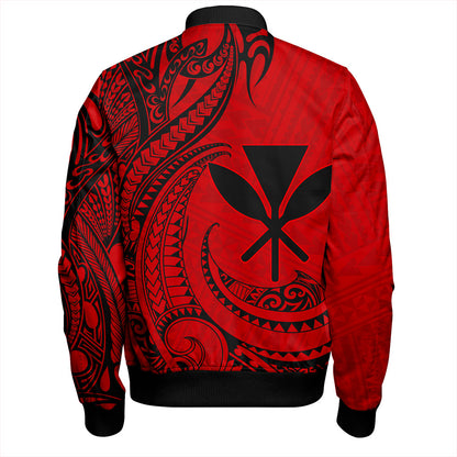 Hawaii Bomber Jacket Kanaka Tribal Polynesian Island
