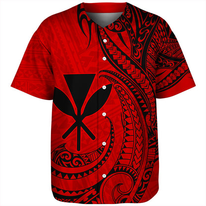 Hawaii Baseball Shirt Kanaka Tribal Polynesian Island