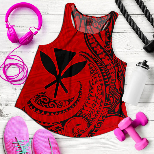 Hawaii Women Tank Kanaka Tribal Polynesian Island